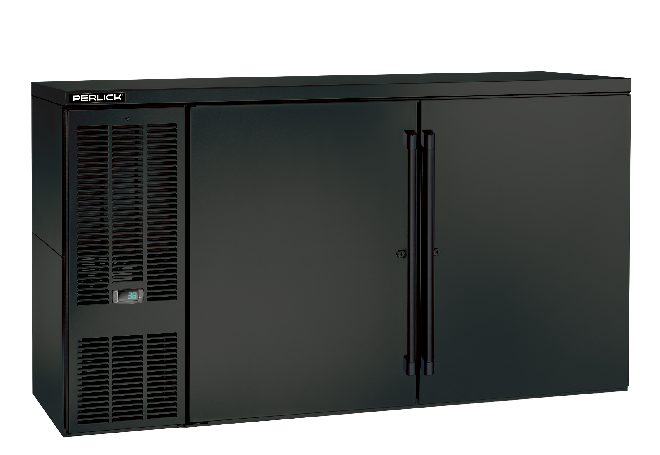 Perlick BBS60-BS-L-STK — Back Bar Refrigerator, 60" wide