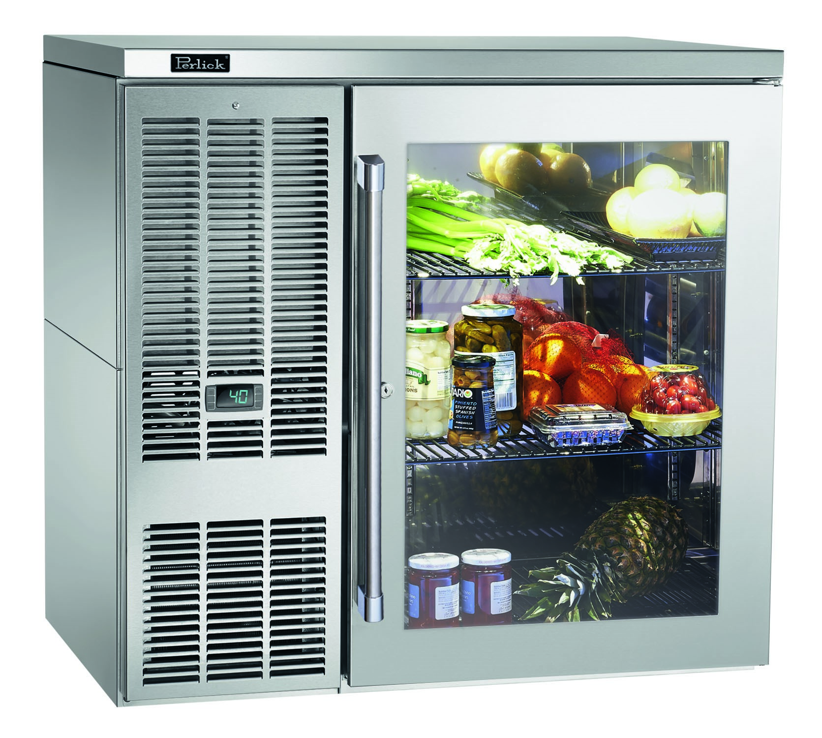 Perlick BBS36 — Back Bar Refrigerator, 36" wide
