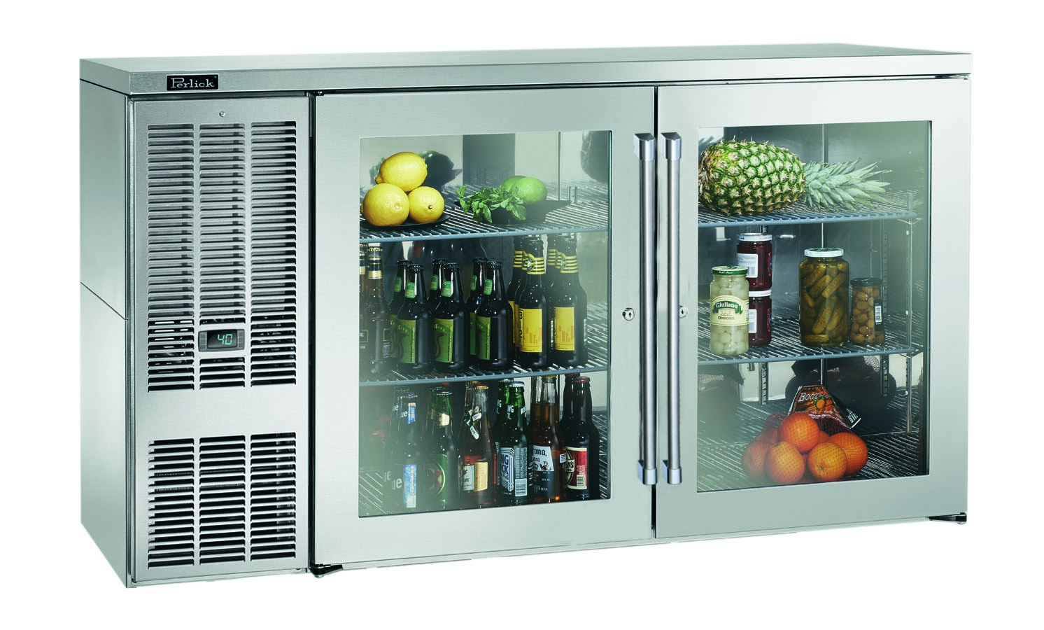 Perlick BBS60 — Back Bar Refrigerator, 60" wide