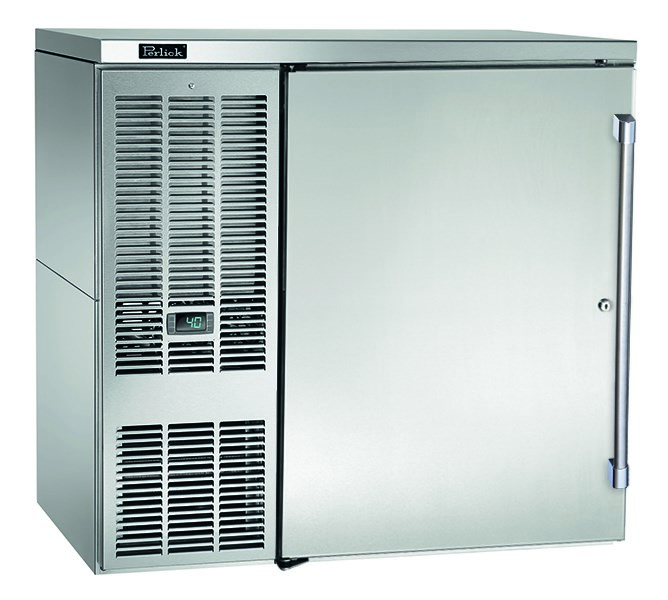 Perlick BBS36-SS-L-STK — Back Bar Refrigerator, 36" wide