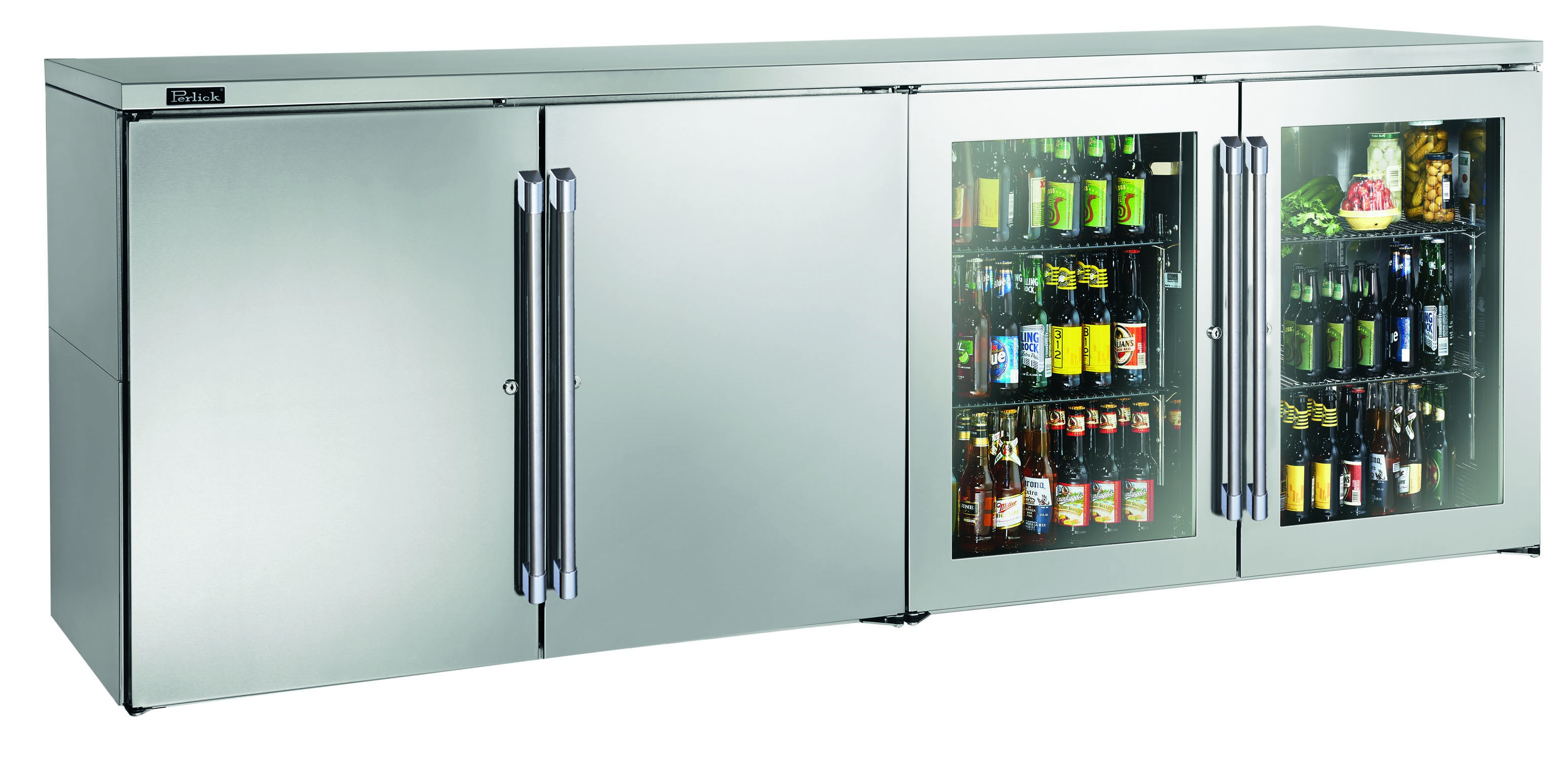 Perlick BBR96 — Back Bar Refrigerator, 96" wide