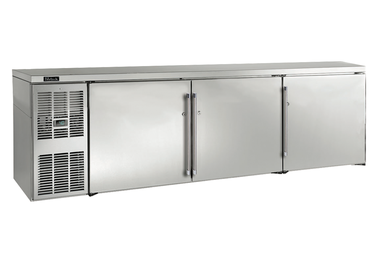 Perlick BBSLP84 — Back Bar Refrigerator, 84" wide