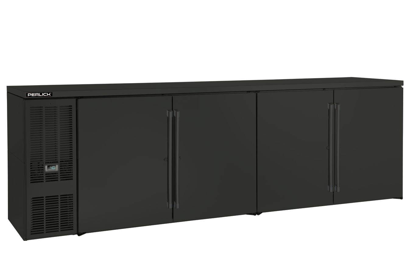 Perlick BBS108-BS-L-STK — Back Bar Refrigerator, 108" wide