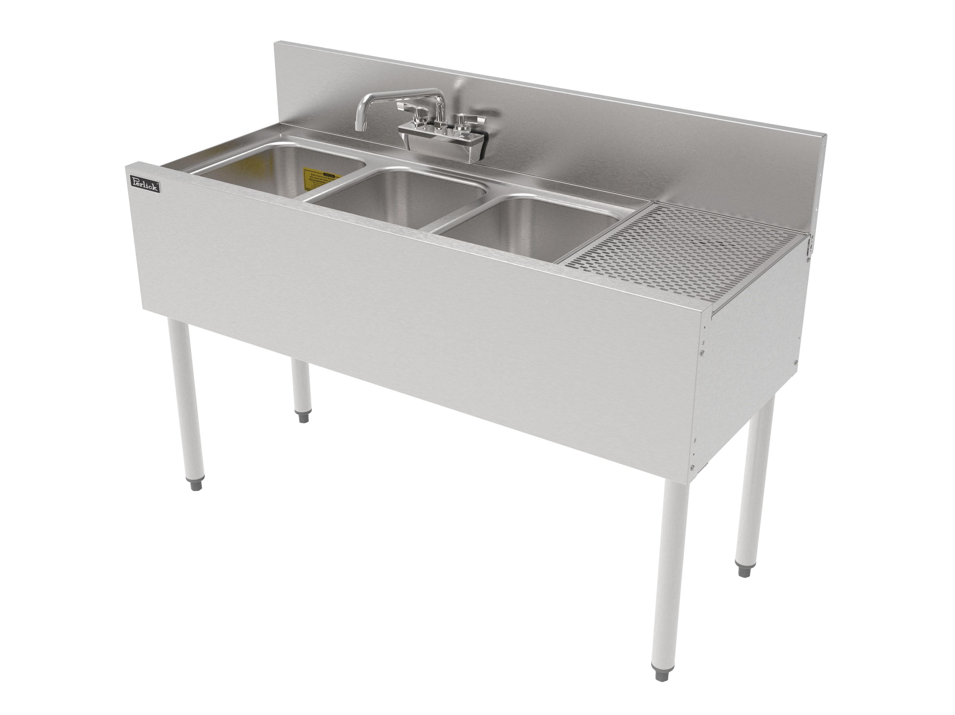 Perlick TS48M3-DBR — Underbar bar sink