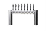 Avenue H-Pipe Tower, 10 Faucet in Polished Stainless