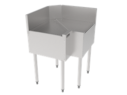 90 deg. Corner Filler Sections with Drainboard Top