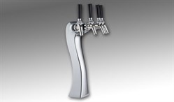 Panther Tower, 3 Faucet in Polished Chrome - Air Cooled