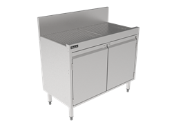 Storage Cabinet with Drainboard Top - 36