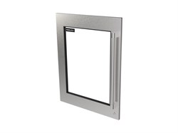 Core Two-Tone Handle, SS Panel, Glass, Left, Locking