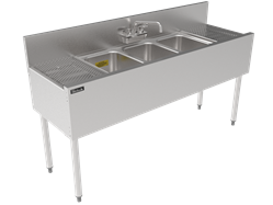 Sinks with 3 Tanks - 60