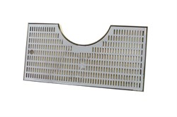 Roma and Gambrinus Drainer with Cutout, Stainless