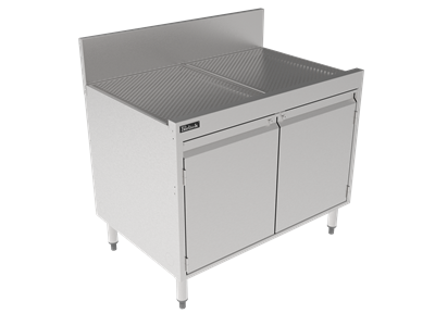 Storage Cabinet with Drainboard Top - 36