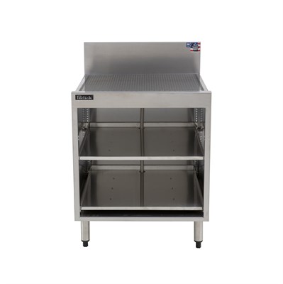 Storage Cabinet for Glassware with Glass Rack Shelves - 24