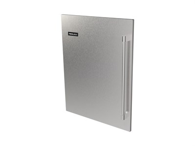 Core Two-Tone Handle, SS Panel, Solid, Left, No Lock