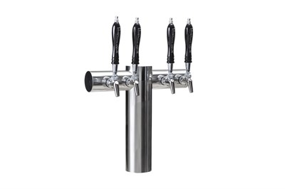 Avenue T-Pipe Tower for Century System, 6 Faucets