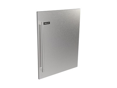 Core Two-Tone Handle, SS Panel, Solid, Right, No Lock