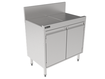 Storage Cabinet with Drainboard Top - 30