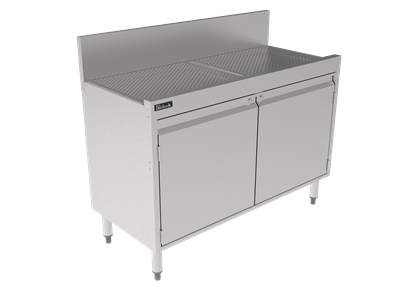 Storage Cabinet with Drainboard Top - 42