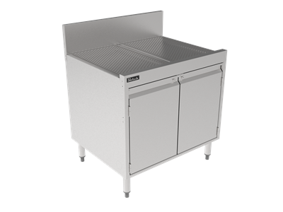 Storage Cabinet with Drainboard Top - 30