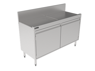 Storage Cabinet with Drainboard Top - 48