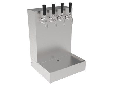 Wall Mounted Dispenser for Century System, 4 Faucets