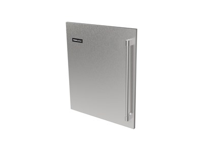Core Two-Tone Handle, ADA SS Panel, Solid, Left, No Lock