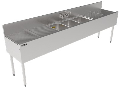 Sinks with 3 Tanks - 96