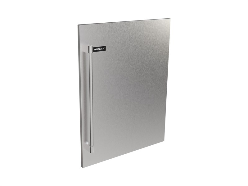 Core Two-Tone Handle, SS Panel, Solid, Right, No Lock