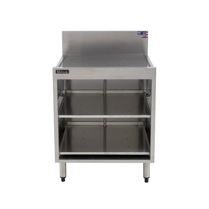 Storage Cabinet for Glassware with Glass Rack Shelves - 24