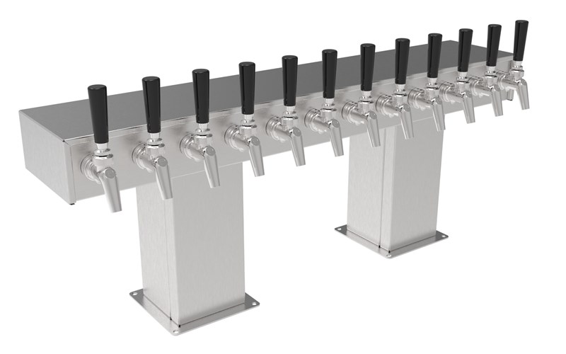 Perlick 4006-10BPC - Bridge Draft Tower, 33-1/8