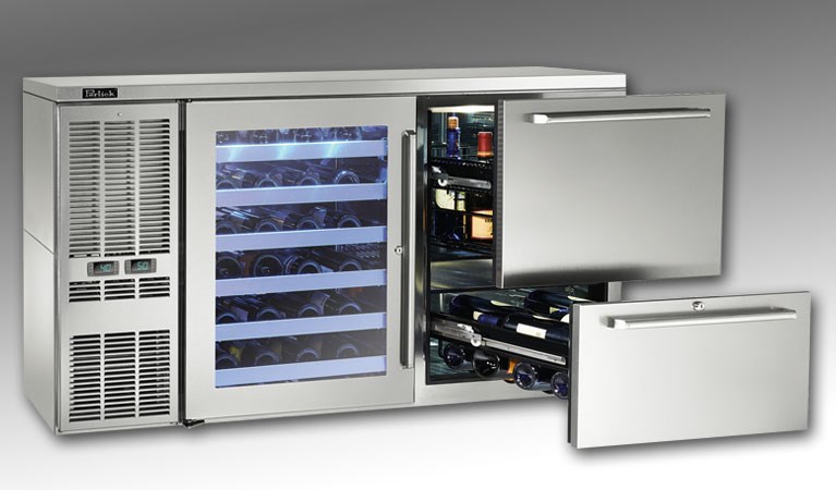 Perlick DZS60 — Back Bar Refrigerator, 60" wide