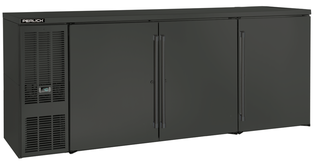 Perlick BBS84-BS-L-STK — Back Bar Refrigerator, 84" wide