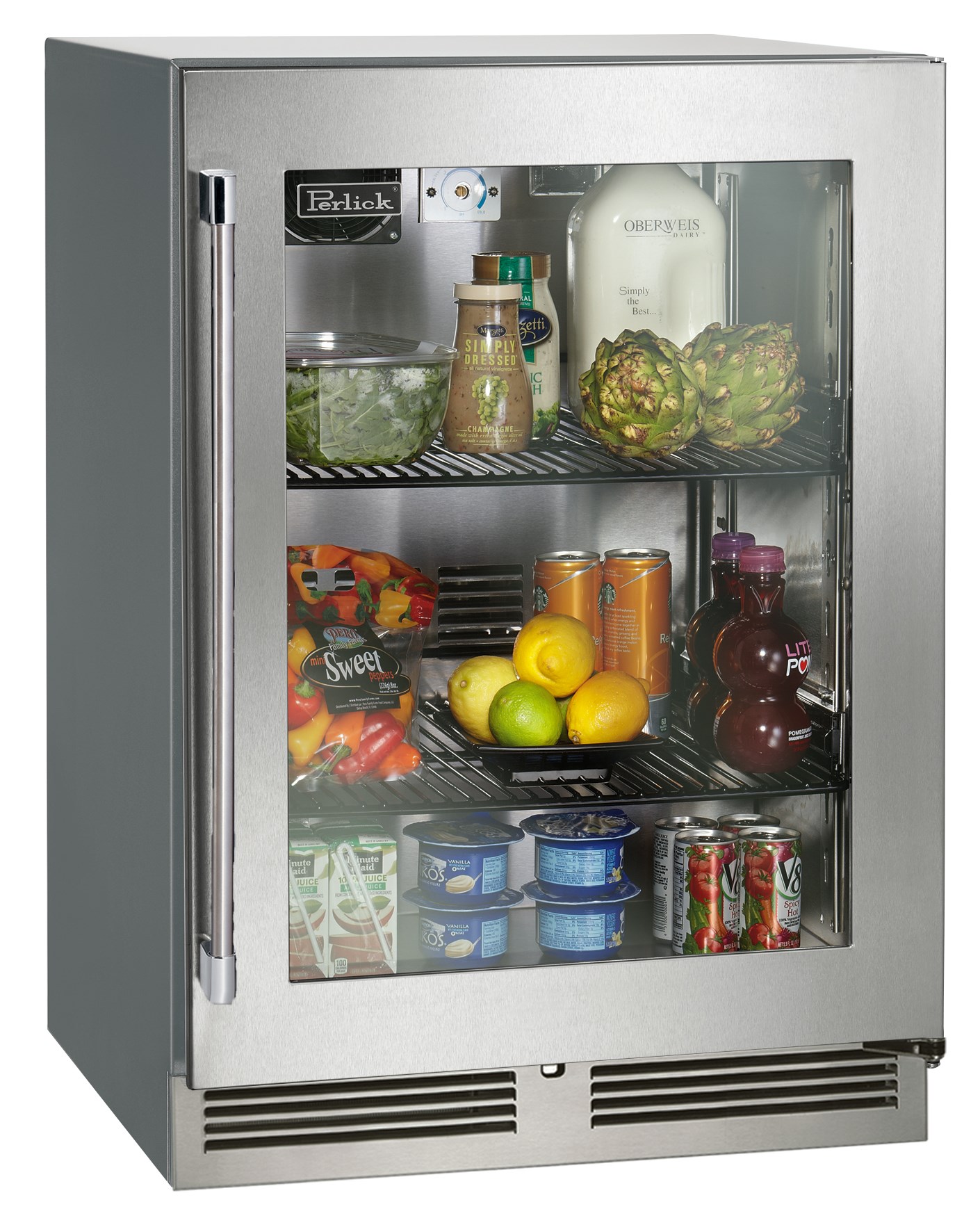 Perlick HC24RS-SG-STK — Undercounter Refrigerator, 24" wide